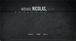 Desktop Screenshot of michaelnicolascellist.com
